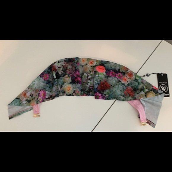Wildfox Fairy Wall Floral Strapless Bikini Top - Picture 3 of 5